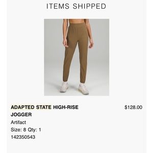 Lululemon adapted state high rise jogger